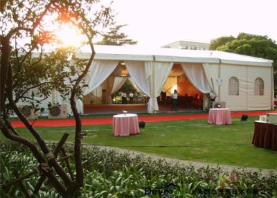 China Beautiful Outdoor Garden Party Marquees With Windows / Curtain For Banquet for sale