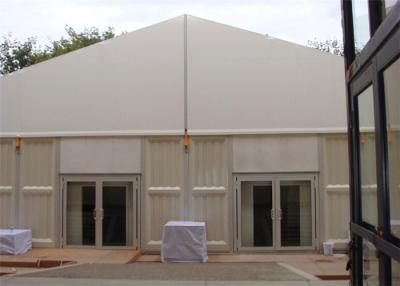 China Waterproof Aluminum Temporary Storage Tents , PVC Fabric Storage Shelter For Factory for sale