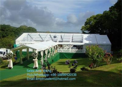 China Easy To Install Beautiful Repast Aluminum Wedding Tent Outside For Rain Proof for sale