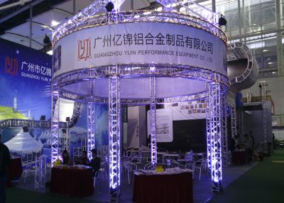 China Circular Spigot Aluminum Stage Truss Debossed Your Logo For Fair And Trade Show for sale