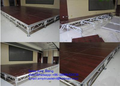 China Aluminium Frame Plywood Board Slide , Water Proof Folding Portable Stage Platform for sale