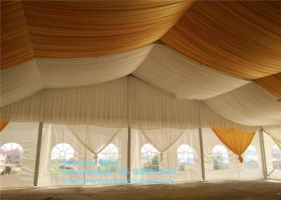 China Outdoor Clear Span Large Marquee Colorful Banquet Tents With Chairs And Tables for sale