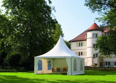 China High Peak Pagoda Shape White Wedding Canopy 200 people With 100KM/H Wind Loading for sale