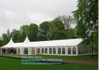 China Aluminum Wedding Maquee White Marquee Tents With Waterproof  Flame Retardent PVC Fabric for sale