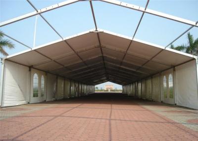 China Temporary Big Outdoor Warehouse Tents For Storage With Clear Span , Outdoor Storage Tent for sale