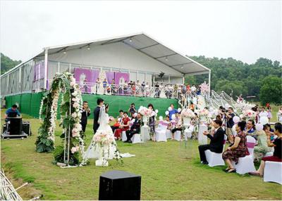 China 700 People Large Aluminium Tent / Large White Marquee Tents For Wedding for sale