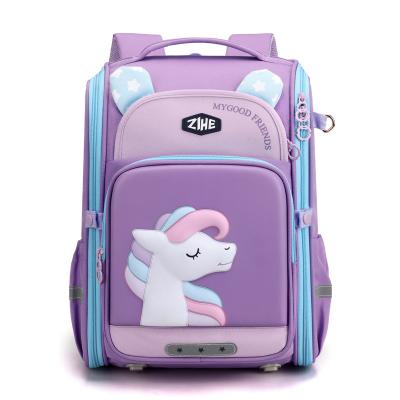 China 2023 waterproof new cartoon printing backpack school kids school bag or kid school bag for boys girls for sale