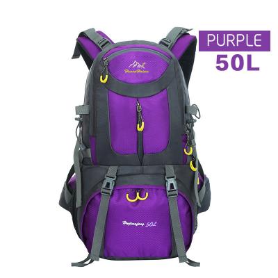 China Large Capacity Breathable Soft Custom Logo Hiking Men Nylon Bag Or Backpack Outdoor Waterproof Hiking Bags For Travel for sale