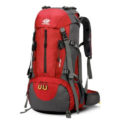 China Wholesale Breathable Soft Outdoor Men Large Capacity Waterproof Hiking Backpacks Or Casual Travel Camping Rucksack Custom Rucksacks for sale