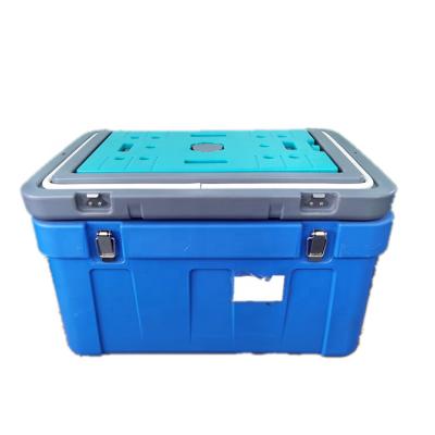 China Wholesale 65L Waterproof Plastic Ice Carry Cooler Box Cooler Box For Maintain Freshness for sale