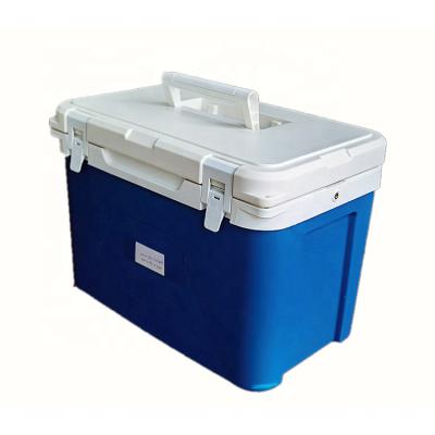 China Waterproof Keeping Cold Or Hot Plastic Portable 17L Medicine Storage Injection Cooler Box for sale