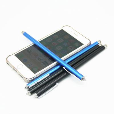 China 2022 Free Samples Mobile Phone 2022 Universal Stylus Pen For Smart Phones Pen With Clip Promotional Extended Metal Screen Touch for sale