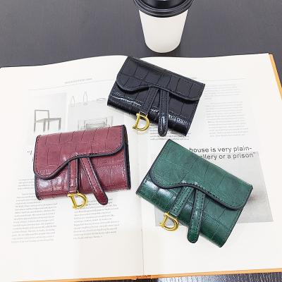 China Newest Soft PU Eco Crocodile Credit Card Holder Newest Fasion Wallets Women Coin Card Case Ladies Daily Nice Design Wallet With Card Slot for sale