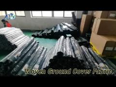 Hdpe Woven Ground Cover Fabric Monofilament Black For Outdoor