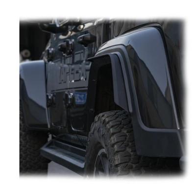 China Spedking New Style Car Auto Accessories 4x4 JT 4 Door ABS Offroad Fender Flares With Light For Jeep Gladiator for sale