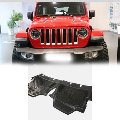 China Spedking PE 2019 Black Car Door Mats 4 Foot Auto Interior Protector JL 2018 JL 2018 For Jeep Wrangler for sale