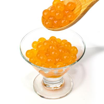 China Good Quality Taiwan Passionfruit Popping Boba Tapioca Pearl Round for sale