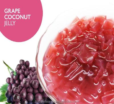 China Best Quality Grape Coconut Jelly For Bubble Tea CUBE for sale