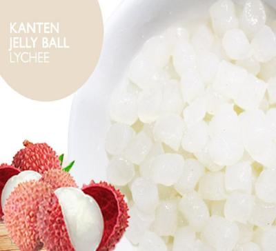 China Best Quality Lychee Kanten Jelly Ball For Bubble Tea Natural Agar for sale