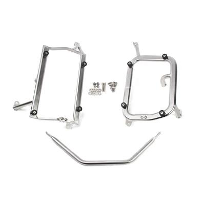 China Iron Motorcycle Accessories Steel Parts For KTMR2R 790 Adventure 304 Iron Steel Box Side Mount For KTMR2R 790 Adventure for sale