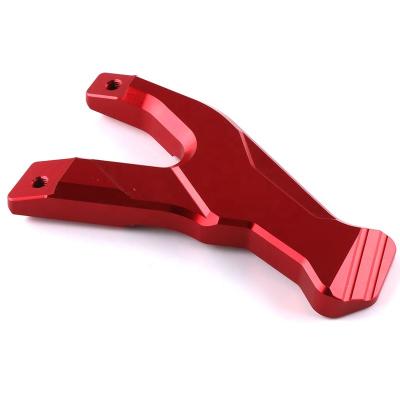 China Aluminum Alloy Motorcycle Accessories Parts Kymco CNC Motorcycle Helper Footrest Cover For Kymco AK550 for sale