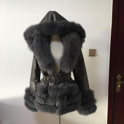 China Wear 2019 New Style Down Coat Real Fur Hood Winter Women Down Jacket for sale