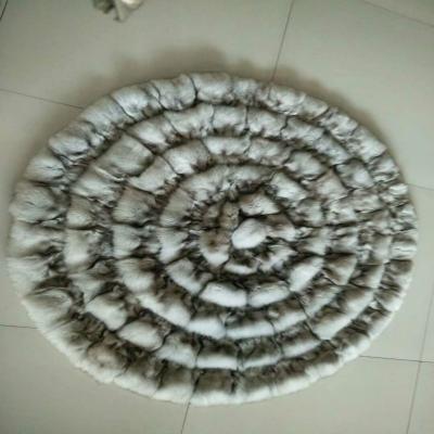 China 2018 Wear Fashion Wholesale Custom Fox Fur Throw Blanket en venta