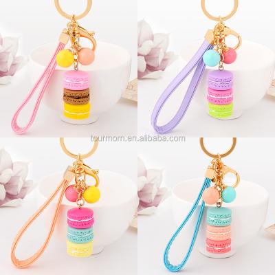 China Soft hand feeling lovely Korea style cake tassel key chain bagcharm for sale