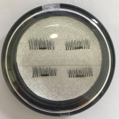 China Round Box Private Label Waterproof Custom Packaging Magnetic Eyelash for sale