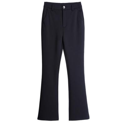 China Latest QUICK DRY pull on wide leg pants for women to work to wear women's high-waisted bellbottoms in spring for sale