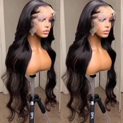 China High Quality Pre Plucked Brazilian Lace Front Wigs HD 13x6 Full Body Wave 150% Lace Frontal Hair Wigs For Black Women for sale