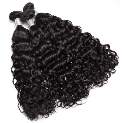 China Hot Selling Natural Wave Natural Wave Aligned Unprocessed 100% Virgin Hair Brazilian Malaysia Hair Bundle for sale