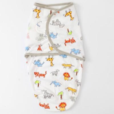 China Breathable Different Printing Method For 100% Jersey Knitted Cotton Baby Wrap Wrap for sale