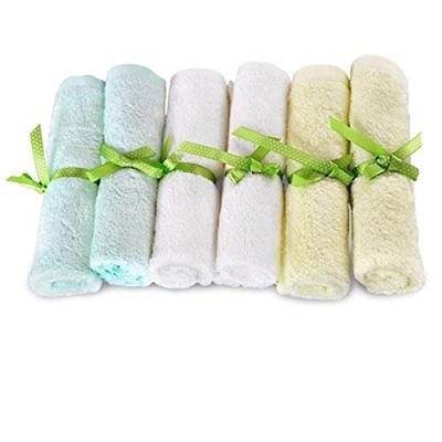 China QUICK DRY organic cotton bamboo fiber baby terry towel baby hand towels washcloth trade for sale