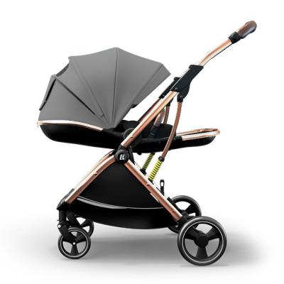 China 2022 Direct Selling Brand New Multifunctional Stroller Factory High Quality Folding Purpose Travel One-handed Stroller With Sunshade for sale