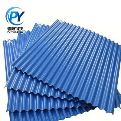 China PUYANG Structural Good Quality Hot Sale Galvanized Sheet Roofing Price/gi steel sheet corrugated roofing sheet/zinc roofing iron sheet for sale