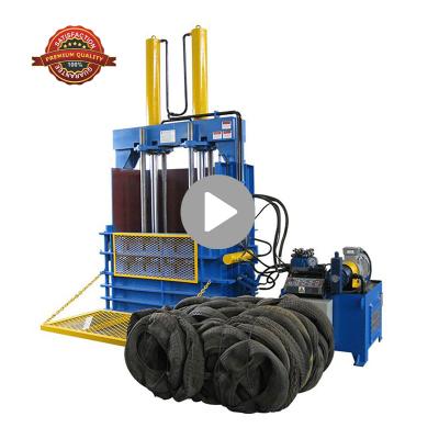 Chine Vertical Hydraulic Tire Press Y82 Car Scarp Waste Used Trcuk Tire Tire Press Machine For Sale China Factory à vendre