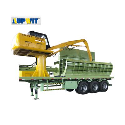 China Hydraulic Mobile Hotel Baler Baler Baling Machine Scrap Baling Machine Logger Te koop