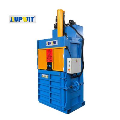 China Recycling Nonmetal Vertical Baler Plastic Bottle Compactor Press For Pet Bottles for sale