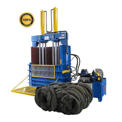 China Food Tire Wire Baler Tire Press 50 Ton Press Machine Tire Scarp for sale