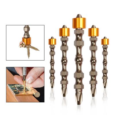 China Alpha 1/4 Leg 10pcs PH2 Hardness Betrayal Magnetic Head Ring Electric Screwdriver Bit Set AD-ET-001 for sale