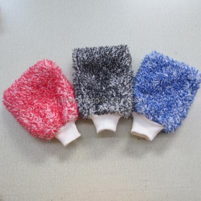 China Eco-friendly Special Microfiber Car Wash Glove, Plush Glove, Car Dusting Glove for sale