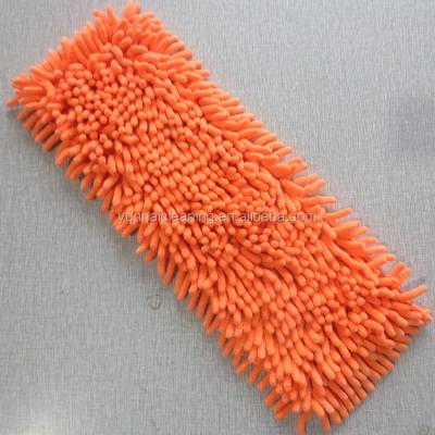 China Sustainable Microfiber Chenille Home Cleaning Mop Pads Head Microfiber Mop Refill for sale