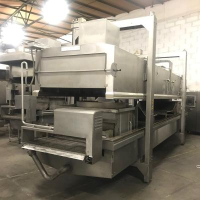 China 1ton vegetable processing plant per hour nut roasting machine red pepper roasting machine full automatic continuous bread roasting line for sale