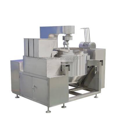 China Vegetable Processing Plant Large Capacity 1000L Jacketed Kettle With Top Cover Double Layer Jacketed Folding Cooking Jacketed Kettle for sale