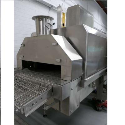 China Meat Processing Plants Hot Air Continuous Oven Linear Oven for sale