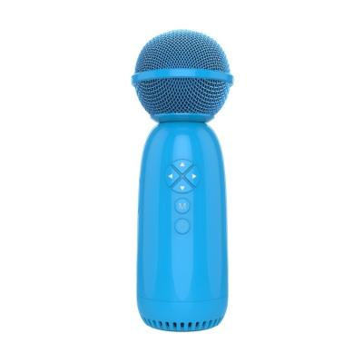 China China Supplier Blue Wireless Rechargeable Headset Microphone Tooth Voice Microphone Magic Karaoke Machine for sale