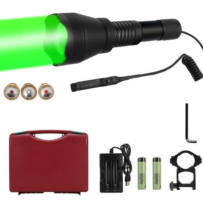 China Night Hunting A10 Led Light Green Hunting Flashlight 850nm White Red IR Infrared Torch Tactical Hunting Accessories for sale