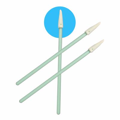 China Keyboard Cleaning Spiral Pointed Sponge Foam Swab Cleanroom Dust Free for sale