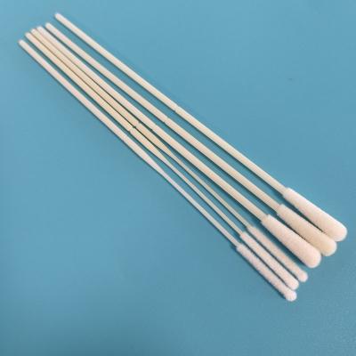 China ABS Stick Flocked Nylon Nasal Swab Specimen Collection Swab With Breaking Point Individually Wrapped for sale